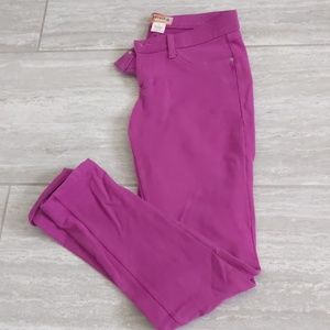Pink straight leg pants